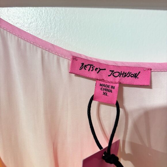 NWT BETSEY JOHNSON Rainbow Sunrise Ombré Dress XLarge Party Wedding Anniversary - Picture 7 of 10